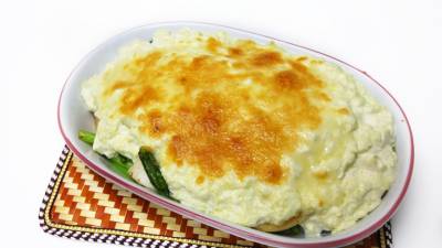 豆腐クリームグラタン