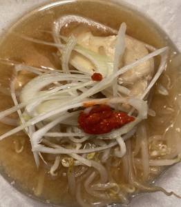 もやしだしスープ