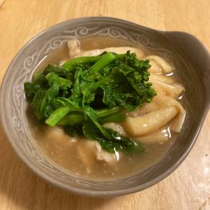 菜の花と鶏むねのサッと煮