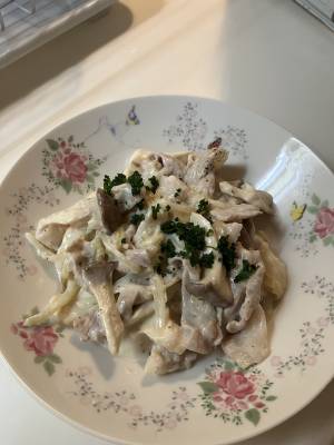 豚こまの簡単クリーム煮