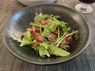 なしとルッコラのサラダ