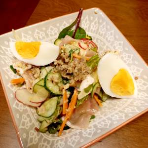 きのこペーストのおそうじサラダ