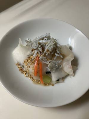 かぶのしらすのっけ