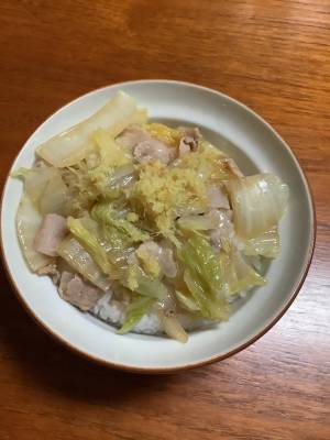 白菜のあんかけ