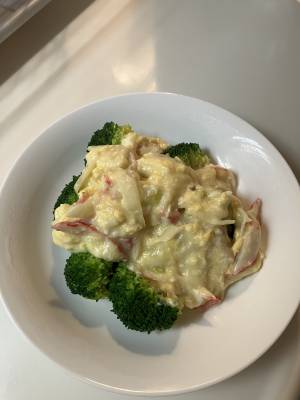 ブロッコリーのトロトロかにたま