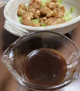 鶏のから揚げ 黒酢ソース