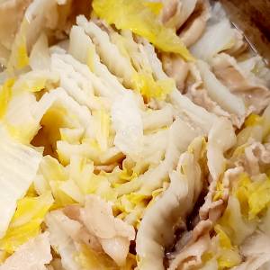 豚バラと白菜の重ね鍋