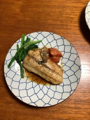 さわらのバターじょうゆ焼き