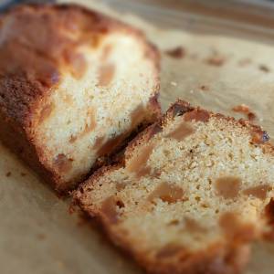 キャラメルりんごのパウンドケーキ