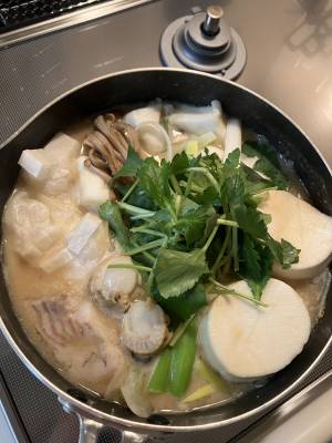 たら大根の白みそ鍋