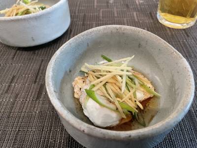 中国風ポーチドエッグ