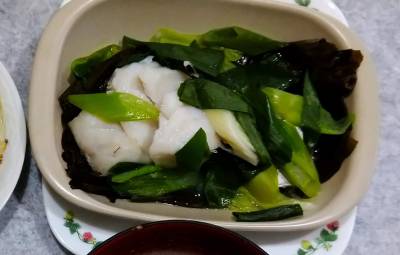 たらの昆布バター蒸し