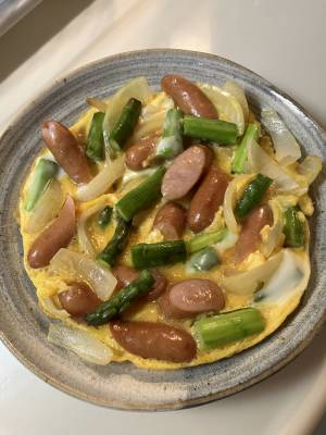 オープンオムレツ