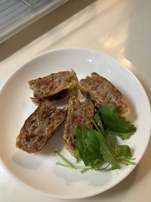 肉詰めいなり焼き