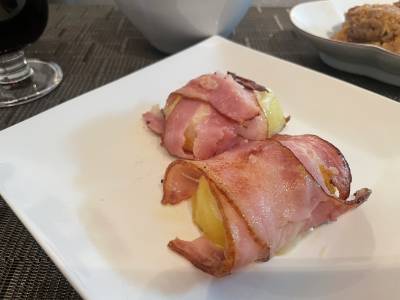 じゃがいもとチーズのベーコン巻き