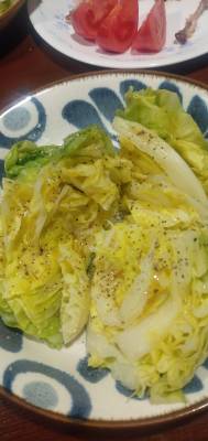 蒸し春キャベツ