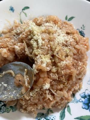 トマトジュースのリゾット