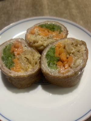 豚肉のチーズロール