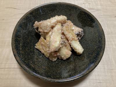 エリンギの明太子炒め