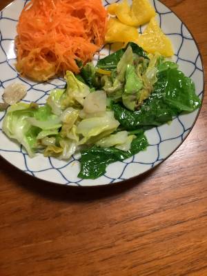 キャベツのアンチョビ炒め