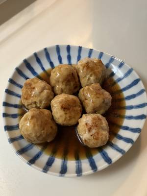 肉だんごの黒酢あん