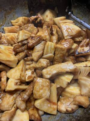 新たけのこの酢豚