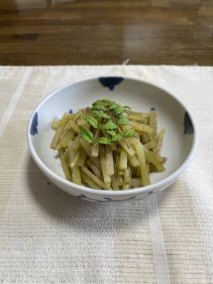 ふきの炊いたん