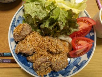 ヒレカツみたいな豚ソテー