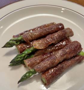 アスパラの牛肉巻き