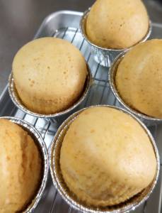 しょうゆ風味の蒸しパン