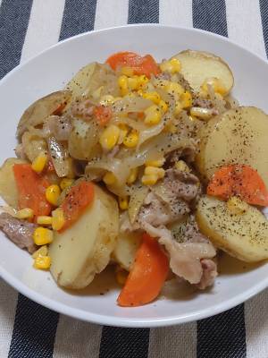 洋風塩バター肉じゃが