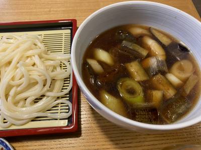 焼き野菜のつけうどん