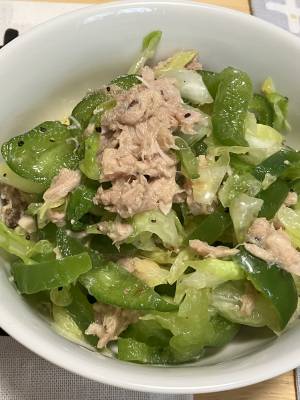 春キャベツとピーマンのお手軽漬け