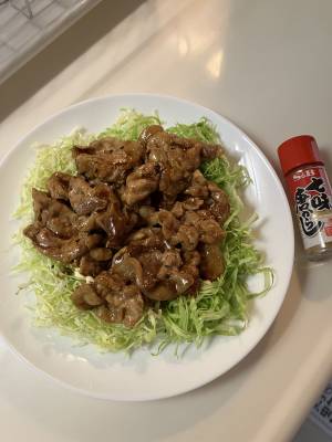 やわらか豚こましょうが焼き