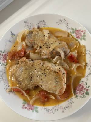 鶏肉のビネガー煮