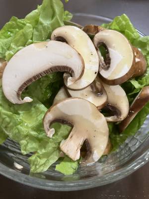 マッシュルームのサラダ