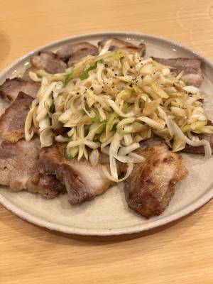 塩豚のシンプル焼き