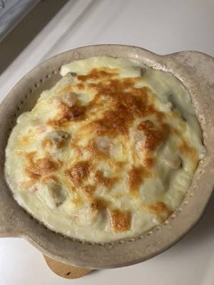 ケチャップライスのシーフードドリア