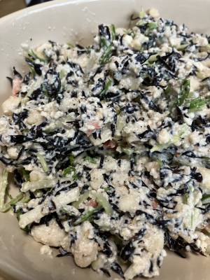 ひじきの煮物入り白あえ