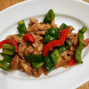 豚肉とピーマンのオイスター炒め