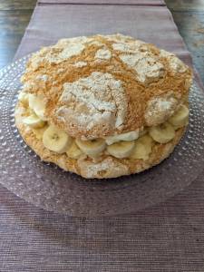 バナナのクリームブッセ