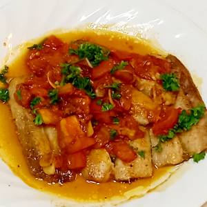 いわしのガーリックオイル焼き