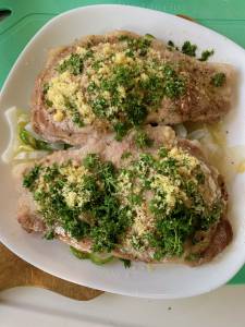 豚肉のチーズ焼き