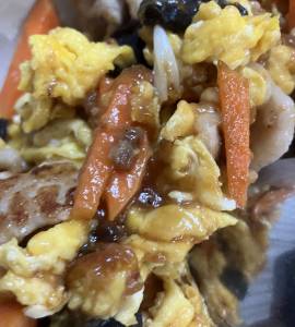 卵ときくらげの炒め物