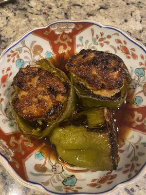 ピーマンの肉詰め