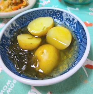 じゃがいもと刻み昆布のあっさり煮