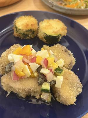 かつおカツ ラビゴットソース