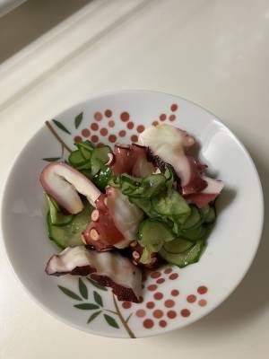 たこときゅうりの酢の物