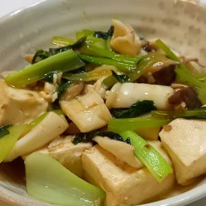 厚揚げときくらげの炒め煮