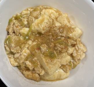 みそ味で麻婆豆腐
